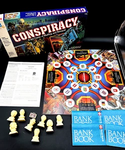 Vintage 1973 Milton Bradley Conspiracy Spy Board Game Strategy Complete - Picture 1 of 23
