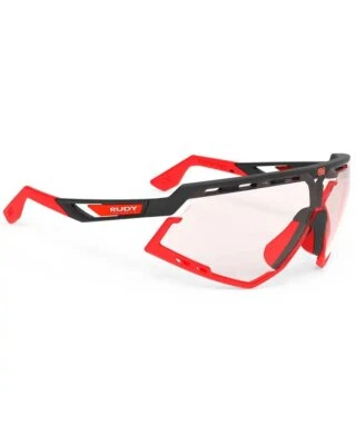 - Rudy Project Occhiali Defender, Black Matte/Red Fluo - ImpactX Photochromic 2  - Immagine 1 di 4