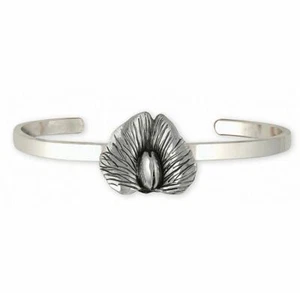 Sweet Pea Bracelet Jewelry Sterling Silver Handmade Flower Bracelet SWP4-CB - Picture 1 of 1