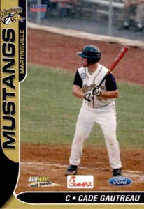 2006 Martinsville Mustangs Choice #6 Cade Gautreau Gonzales Louisiana LA Card