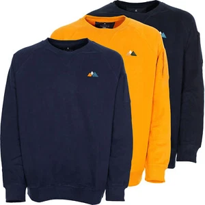 Kitaro Sweatshirt Pulli Rundhals Herren Baumwolle Plusgröße - Picture 1 of 13