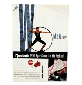 Vintage 90s Reebok Instructor Pump Mid poster print ad advertising OG sneakers - Picture 1 of 4