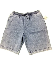 Wonder Nation Boys Knit Denim Shorts, Size 14/16 NWT - Picture 1 of 7