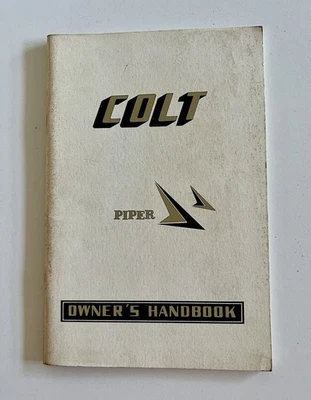 Piper Colt Modelo PA-22-108 Manual del Propietario, Febrero 1965. Ver fotos. Foto 1 de 4