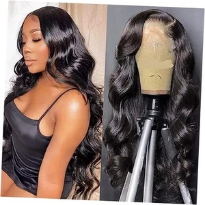 13x4 Body Wave Lace Front Wigs Human Hair Pre Plucked 180 Density HD - Picture 1 of 7