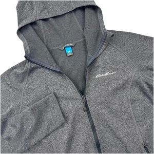 Giacca con cappuccio e zip intera Eddie Bauer First Ascent donna L grigia Activewear - Foto 1 di 10