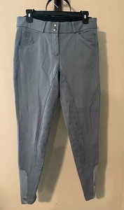 Pantalones de montar ecuestres azules Piper by SmartPak de asiento completo 32L para mujer - Imagen 1 de 14