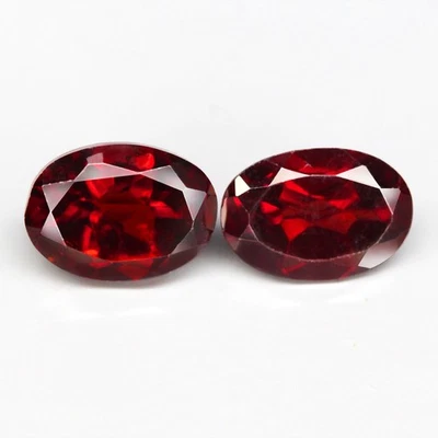 1.53Ct. Natural Gemstone Spessartine Garnet Red Oval Facet Namibia Sparkling - Image 1 of 4