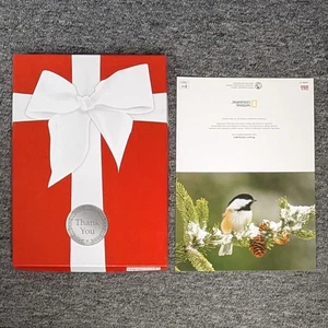 National Geographic Christmas Cards Box Set 25 Winter Chickadee - Picture 1 of 4