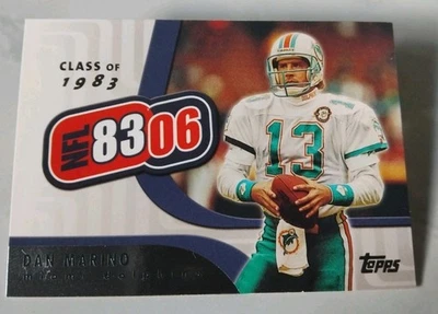 Dan Marino 2006 Topps NFL NFL8306 Insert Card #4, Miami Dolphins  - image 1 of 2