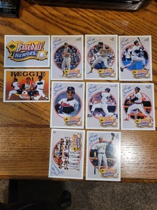 1990 Upper Deck REGGIE JACKSON BASEBALL HEROES 10-Card Insert Set w/Header Card! - Picture 1 of 11