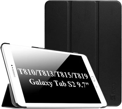 FINTIE SlimShell Case for Samsung Galaxy Tab S2 9.7-inch Tablet Black  - Image 1 of 4