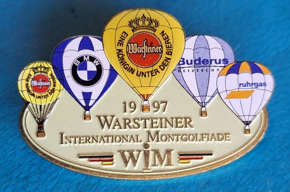1997 WARSTEINER INTERNATIONAL MONTGOLFIADE WM - Pin - Bild 1 von 1