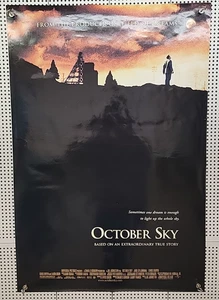 October Sky Movie Poster 27x40 Jake Gyllenhaal Chris Cooper Laura Dern Chris - Picture 1 of 11