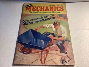 Home Mechanics Colourful Front Cover 54 Page Booklet September 1956 - Bild 1 von 11