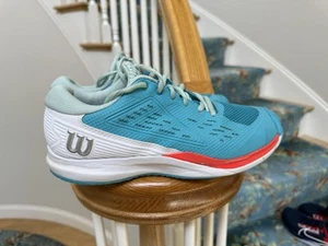 Wilson Rush Pro Ace women’s 8 pickle ball Court Tennis Shoes Blue Sneakers - Picture 1 of 12