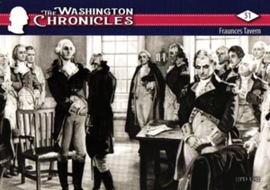 Tarjeta coleccionable Fraunces Tavern The Washington Chronicles 2022 - Imagen 1 de 4