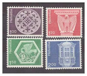SVIZZERA  1974  -  ARCHITETTURA E LAVORI ARTIGIANALI  SERIE   NUOVA  ** MNH - Imagen 1 de 1