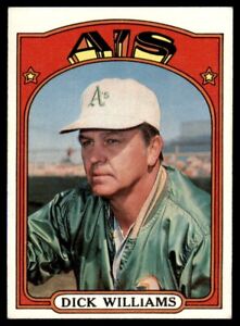 1972 Topps #137 Dick Williams MG A's EX-EXMINT *376