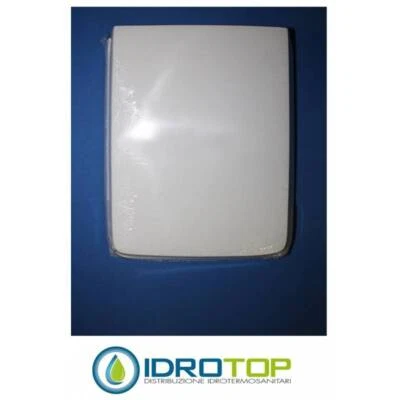 Copriwater Dolomite  EBLA BIANCO Cerniera Cromo-Sedile-Asse Wc - Immagine 1 di 4