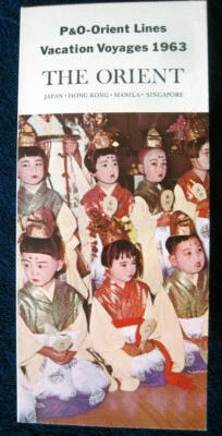 P&O-Orient Lines Brochure, 1963 to the Orient - Image 1 of 4