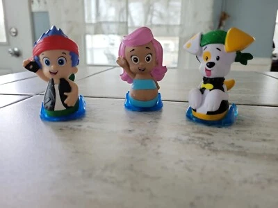 Nickelodeon Bubble Guppies You Roll N' Go Sliders Lot of 3 Figures Rollers  - Image 1 of 4