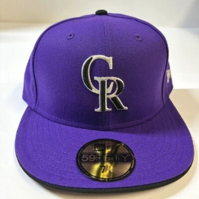 Colorado Rockies MLB NE Authentic Collection 2017 Alt 2  Fitted Hat~ Purple - Image 1 of 4