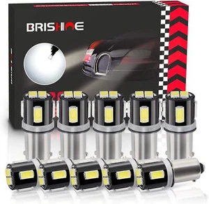 BA9S LED Bulbs 6000K Xenon White Extremely Bright 5630 Chipsets 53 57 293 BA9 64 - Picture 1 of 6