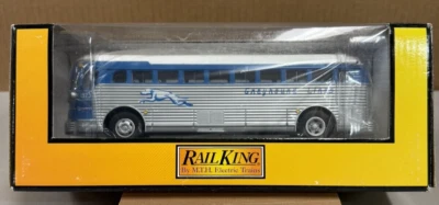 MTH Rail King  30-50018  Greyhound  -  Boston    Die-Cast Bus - Image 1 of 4