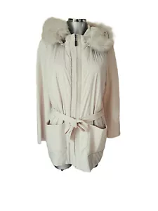 MAX & MOI - manteau écru - laine / cachemire et doudoune - T. 42fr - Authentique - Bild 1 von 13