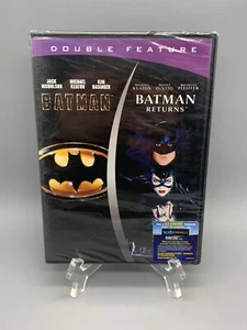 Batman & Batman Returns Double Feature DVD Michael Keaton,Jack Nicholson - New - Imagen 1 de 4