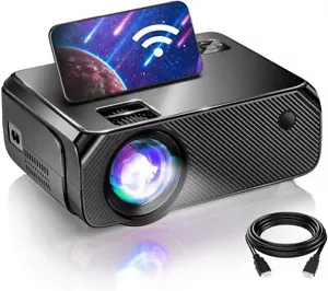 BOMAKER WiFi Projector, Full HD Native 1080P Supported Portable Projector, 6500 - Picture 1 of 12