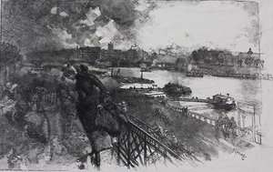 LOUIS AUGUSTE LEPERE - Holzstich — signiert - Bild 1 von 2