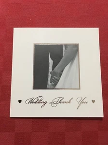WEDDING THANK YOU CARD WITH ENVELOPE - BIGLIETTO DI RINGRAZIAMENTO CON BUSTA - Foto 1 di 1