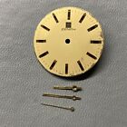 Vintage ZENITH Watch Dial And Hands. Calibre 2572.   28.8mm.  Restored