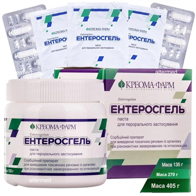 ENTEROSGEL Entgiftung Enterosorbent Gel Sorbent, Paste, Kapseln, Sachets