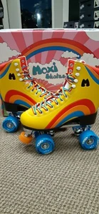 Moxi Rainbow Rider Roller Skates Yellow Size Jr. 3 Children's Kid's New in Box - Picture 1 of 4