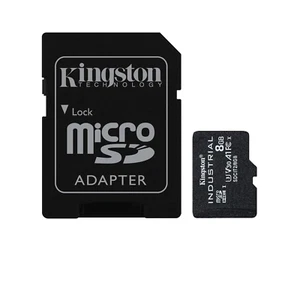 Kingston Industrial microSDXC karta pamięci + adapter SD, SDCIT2/8GB - Zdjęcie 1 z 5