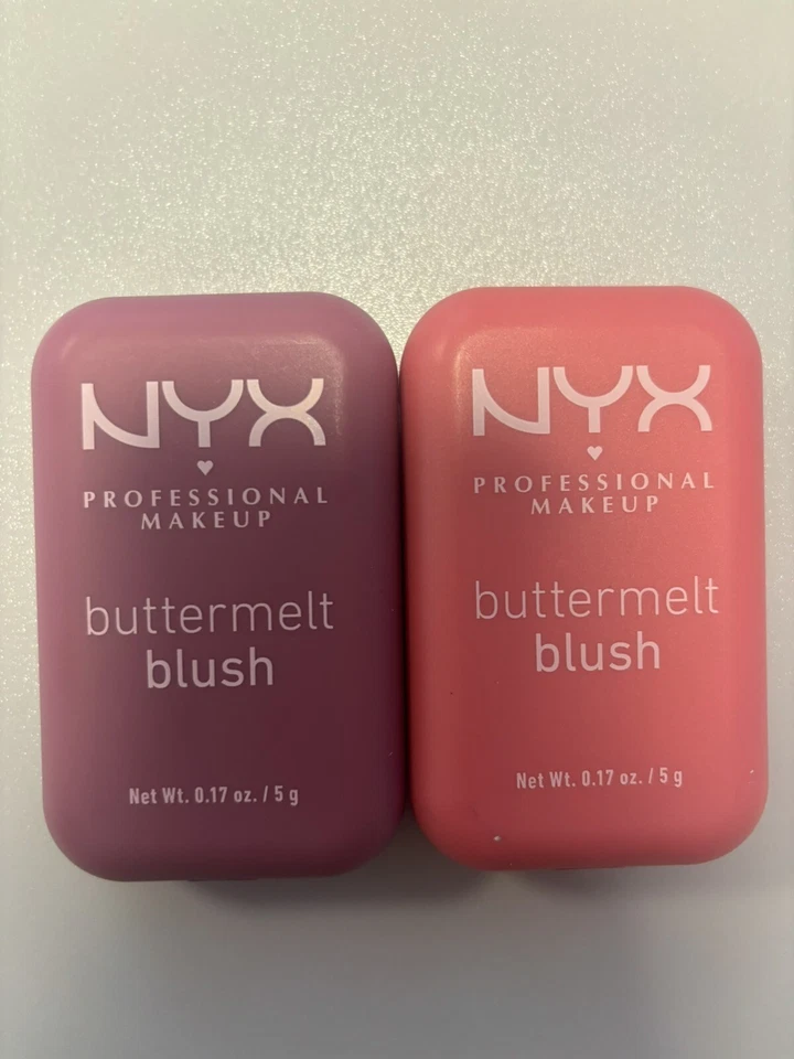 2 X NYX Buttermelt Blush Butta Rouge Liquid 2 g