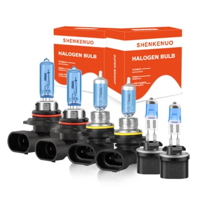 Faros halógenos de haz alto bajo faros antiniebla para Chevy Trailblazer 2002-2009 Foto 1 de 4