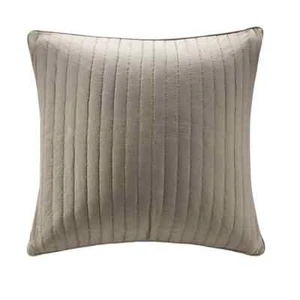 Ink Ivy Camila Euro Quilted Sham In Toupe 26x26 - Picture 1 of 4