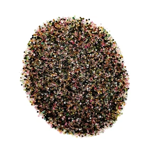 Natural Multi Tourmaline Round Cut Loose Gemstone Lot 500 Pcs 1 MM - Picture 1 of 5