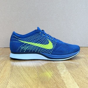 Nike Flyknit Racer Entrenadores para Correr 2014 - Azul Valiente - Talla UK 9 (EU 44) US 10 - Imagen 1 de 21