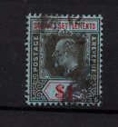 Straits Settlements Kevii $1 Sg165 Fine Used Ws36746