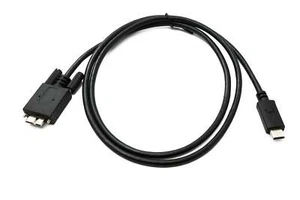 SYSTEM-S USB 3.0 Cable 100 CM Micro B Plug To 3.1 Type C Plug Panel Mount - Zdjęcie 1 z 4