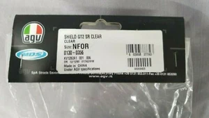 AGV GT2-SR K3 SV Clear Shield OEM NOS KV12B2A1 Size NFOR - Picture 1 of 3