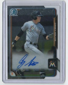 2015 Bowman Chrome Casey Soltis AUTO MARLINS - Picture 1 of 1
