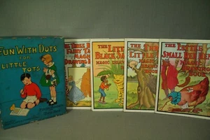 Fun with Dots for Little Tots 4 books box set Vintage old Children's books 1928 - Picture 1 of 10