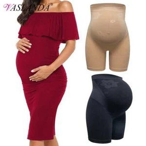 Women Maternity Shaper Panty Pregnancy Soft Underwear Shapewear Seamless Shorts - Picture 1 of 19
