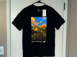 NUEVA CAMISETA NIKE SPORTWEAR "Move with Nature" HOMBRE NEGRA MEDIANA HJ0592-010 - Imagen 1 de 6